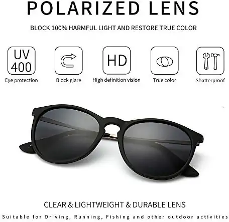 SUNGAIT Vintage Round Sunglasses for Women Men Classic Retro Designer Style - Image 2