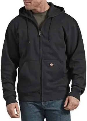 Dickies Men's Full Zip Fleece Hoodie