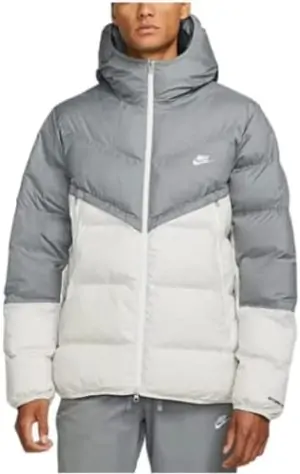 Nike Sportswear Storm-FIT Windrunner Men's PRIMALOFT Puffer Jacket,Smoke Grey/Light Bone/Sail