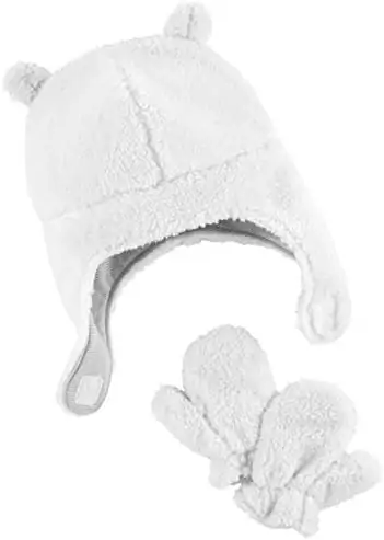 Simple Joys by Carter's unisex-baby Hat and Mitten Set